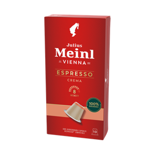 Julius Meinl Espresso Crema compatibile Nespresso 10 capsule 56 gr