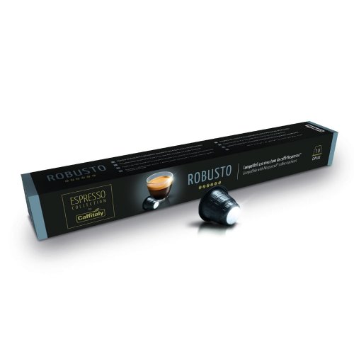 Caffitaly Robusto compatibile Nespresso, 10 capsule, 55 gr