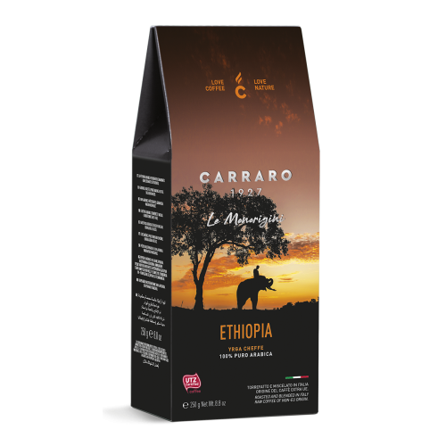 Carraro Origine Ethiopia cafea macinata 250 gr