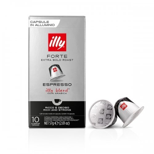 Illy Forte compatibile Nespresso, 10 capsule, 57 gr
