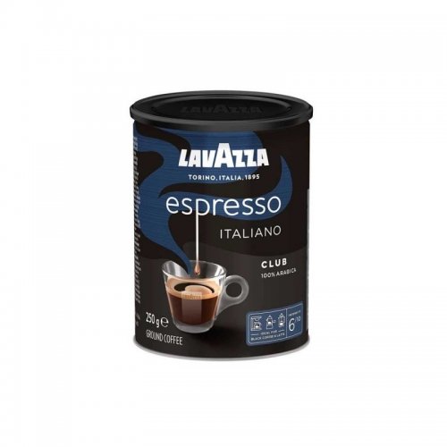 Lavazza Espresso Italiano Club cutie metalica cafea macinata 250 g