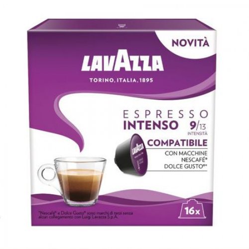 Lavazza Espresso Intenso compatibile Dolce Gusto (16 capsule)