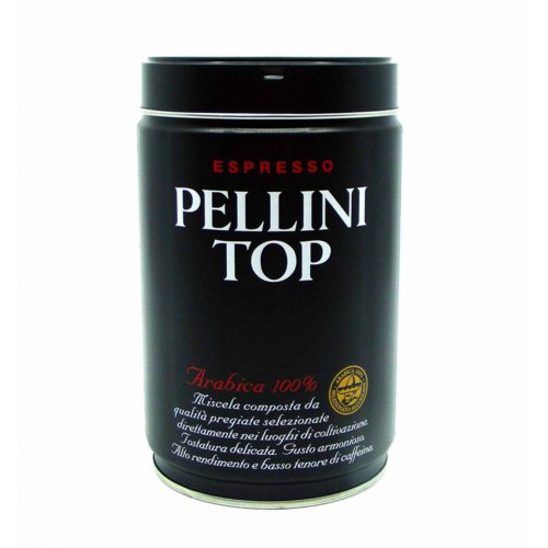 Pellini Top 100% Arabica macinata cutie metalica 250 gr