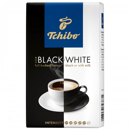 Cafea boabe Tchibo Black`n White, 500 gr