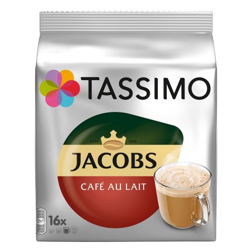 Capsule Cafea Tassimo Jacobs 16 Caps (184G) Cafe Au Lait